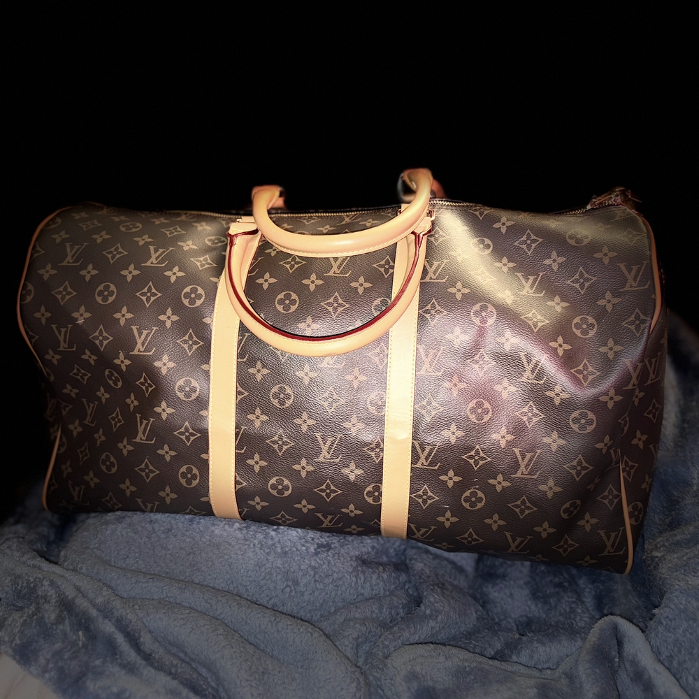 Louis Vuitton Brown Monogram Duffel Bag